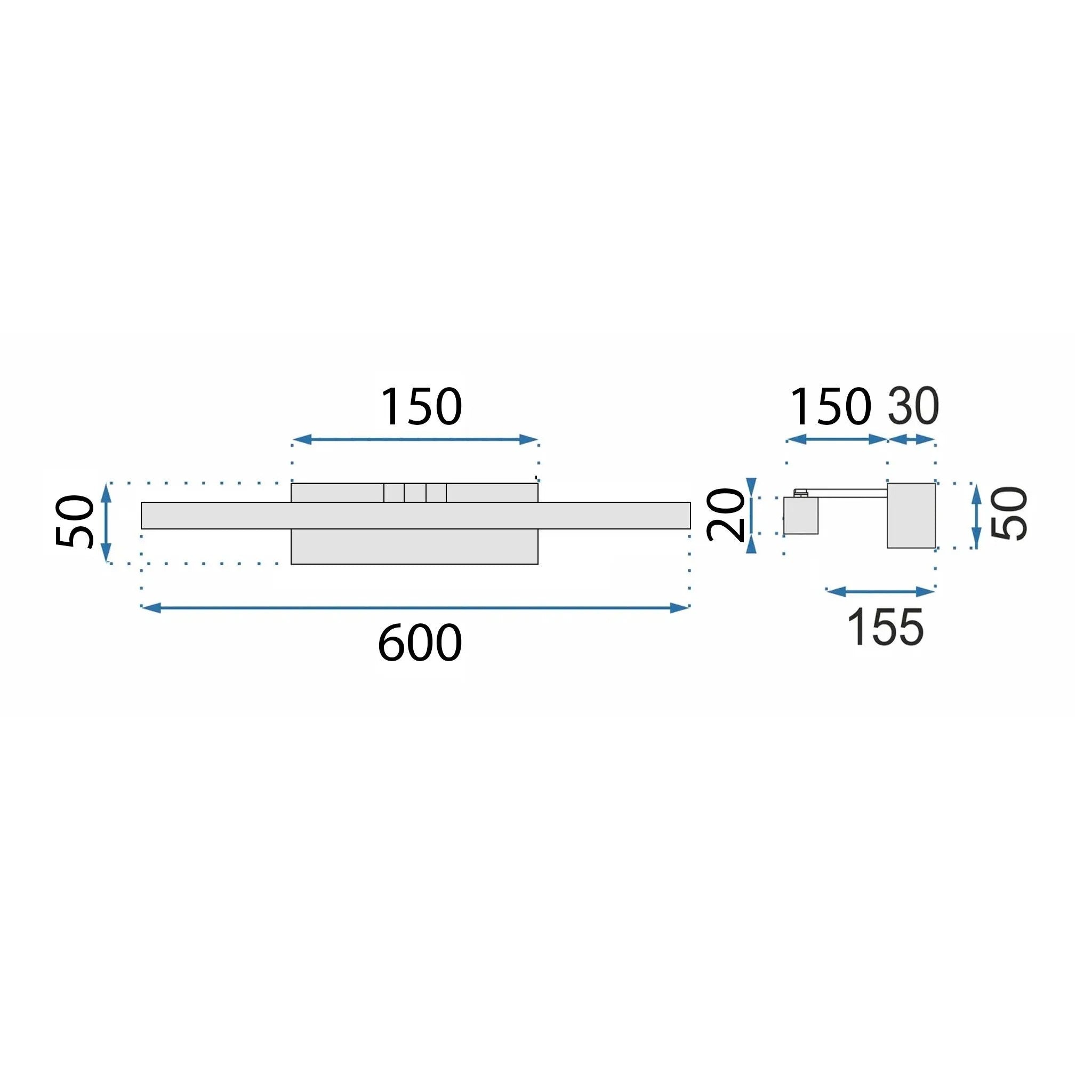 Kinkiet Łazienkowy LED APP1861-1W 60 Cm Złoty 7