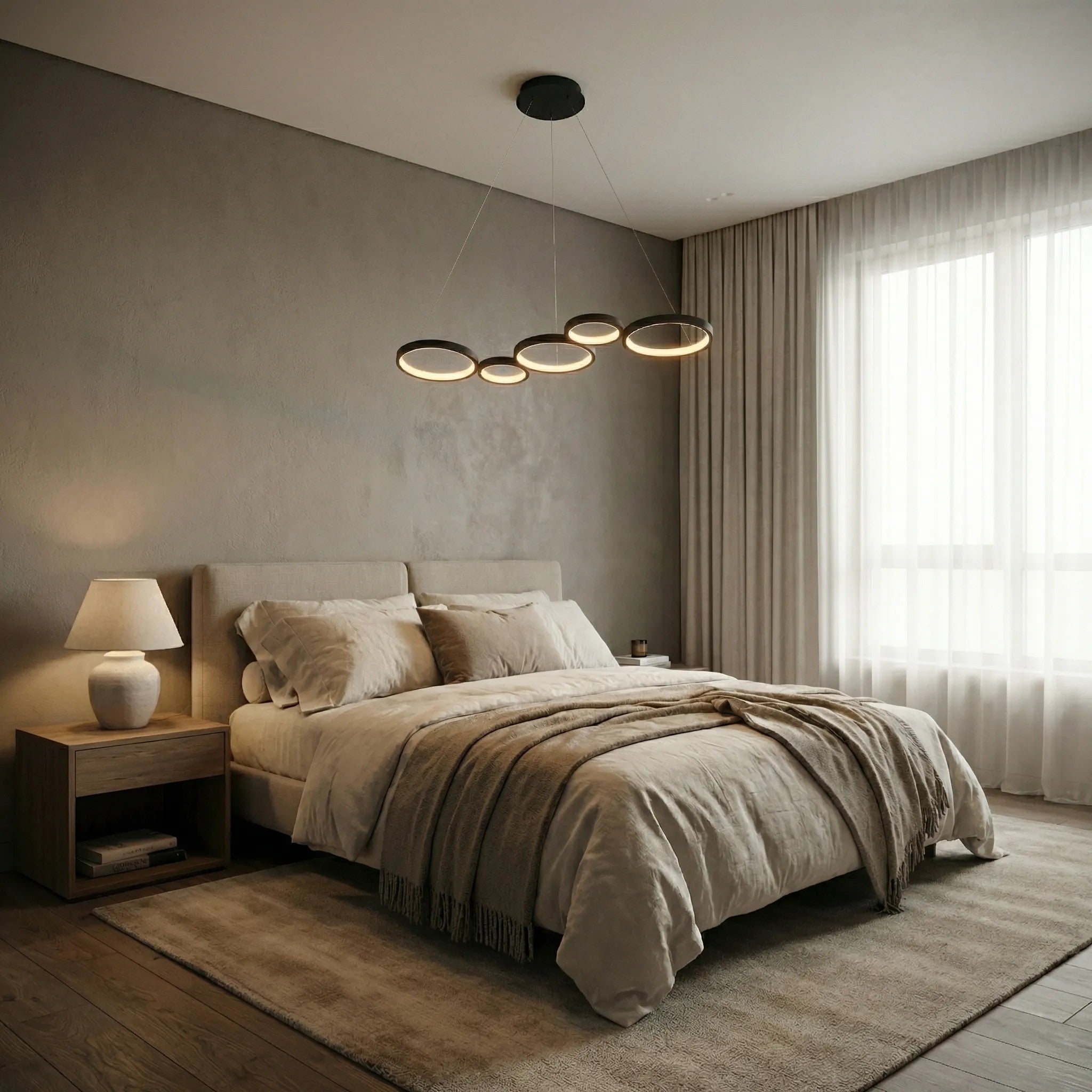 LAMPA SUFITOWA WISZĄCA APP1923-CP Czarna 7