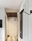 LAMPA ŚCIENNA KINKIET APP1139-1W Czarno-złota 7