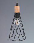 LAMPA SUFITOWA WISZĄCA APP1268-1CP Czarna 7