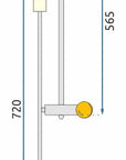 Lampa Wisząca APP1114-6CP 7
