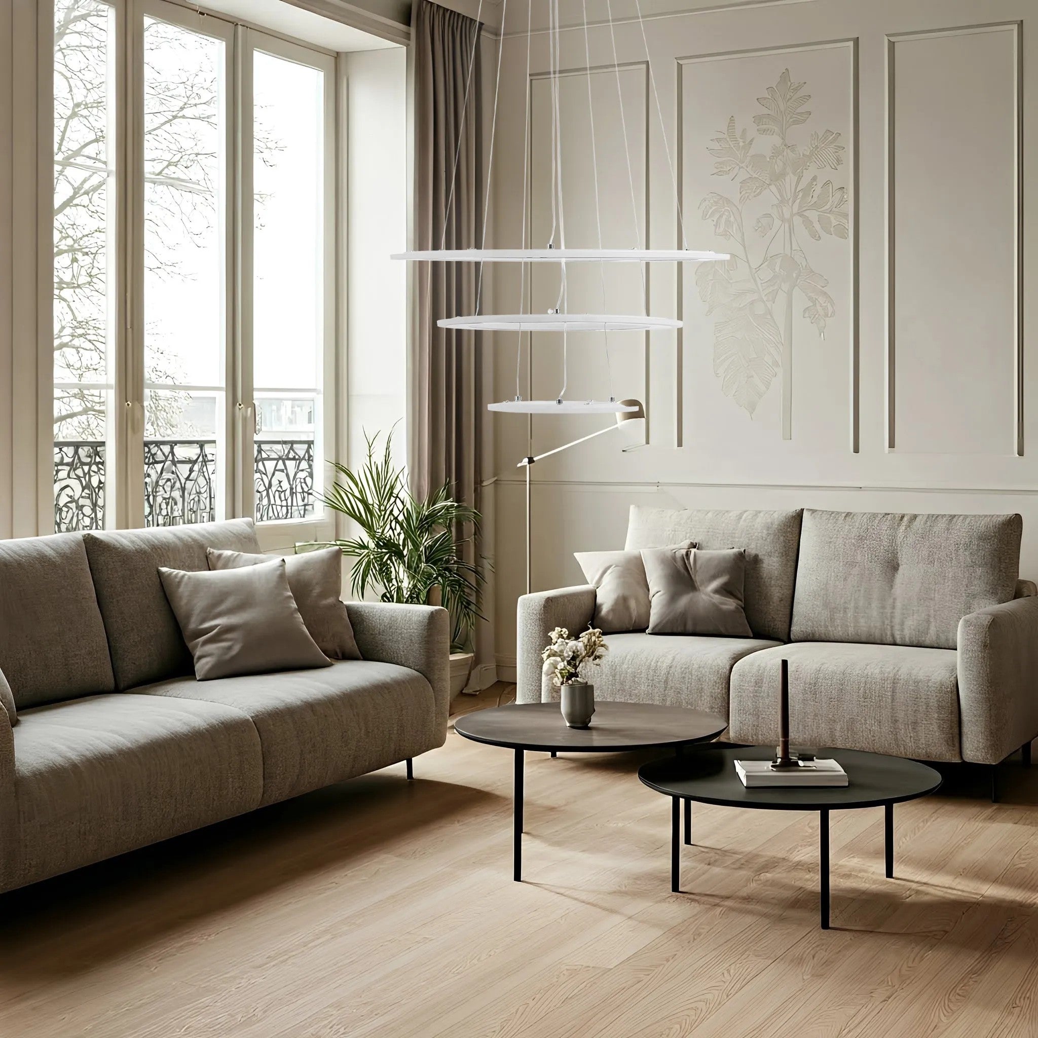 LAMPA WISZĄCA LED G042-3CP ZŁOTA 7