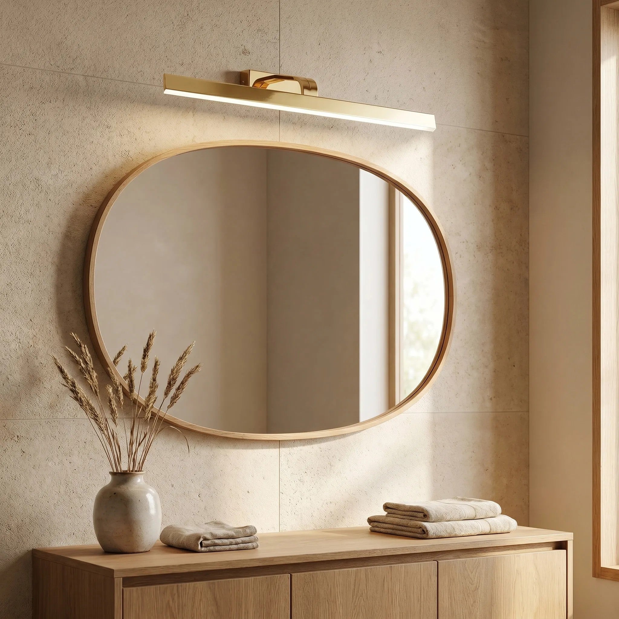 Kinkiet Łazienkowy LED SWE006-1W 73cm Złoty 7