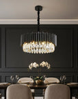 Lampa Sufitowa Wisząca APP1657-8CP Czarna 7