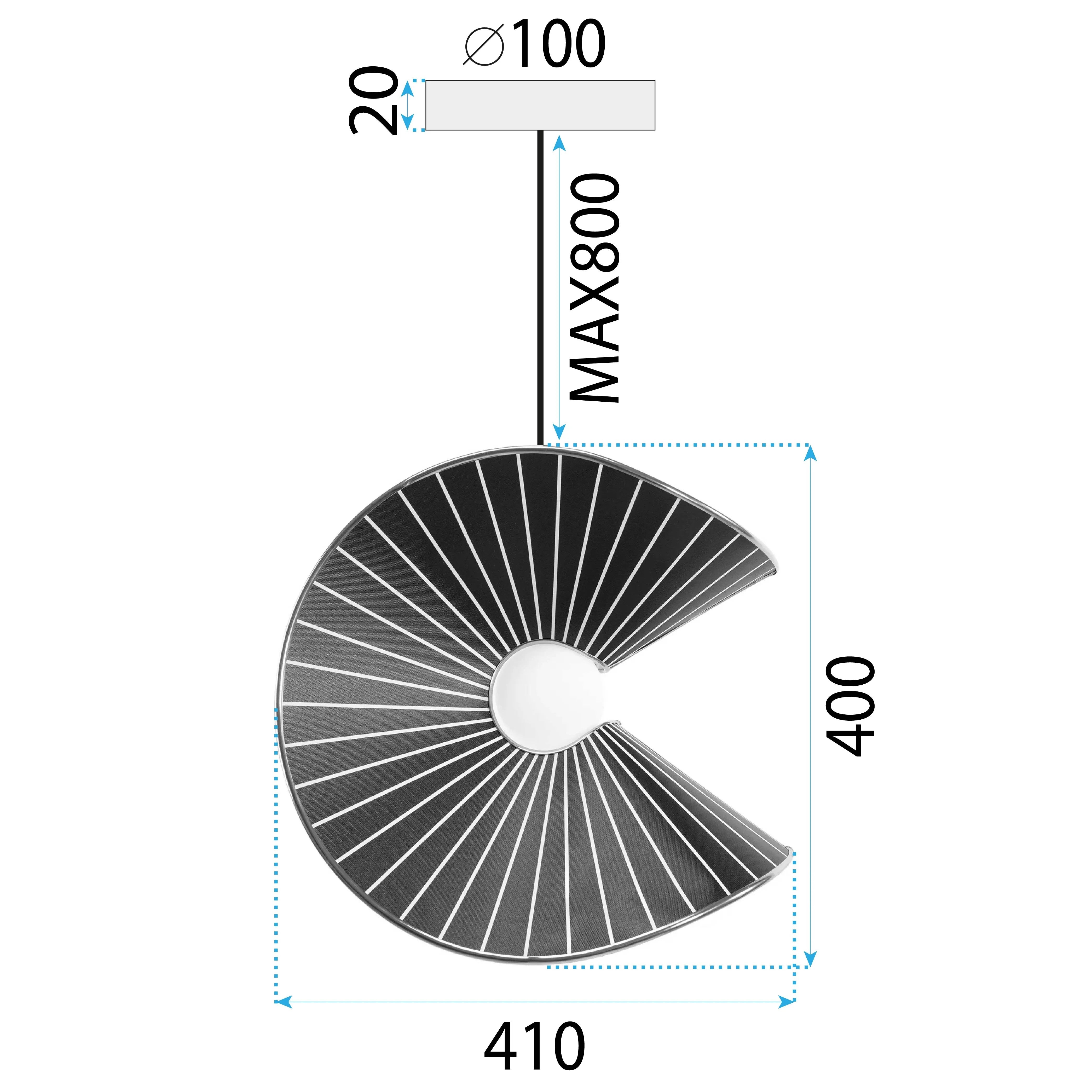 LAMPA SUFITOWA WISZĄCA APP1500-1CP 7