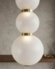 Lampa Sufitowa Wisząca LED LHJ114-4CP Złota Szczotkowana 7