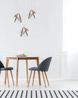Lampa Wisząca APP1091-3CP Złota 7
