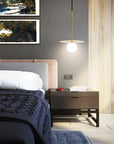 Lampa Wisząca Klosz 10cm APP939-1CP Złota 7