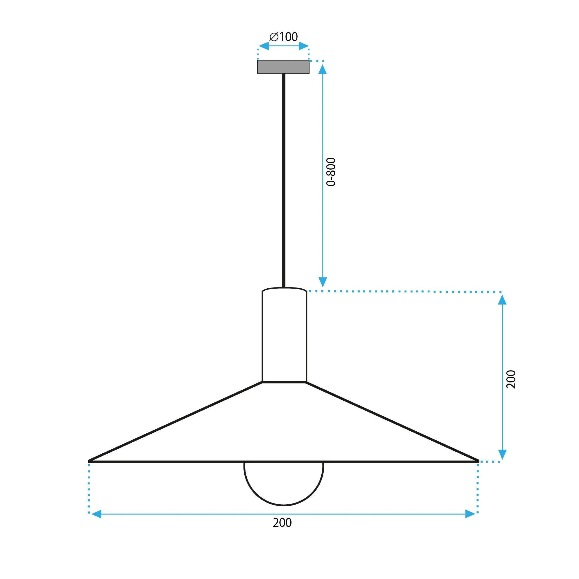 Lampa Sufitowa Wisząca APP1084-1CP 7