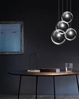 Lampa Sufitowa Wisząca Szklana Lassi 20 Cm APP306-1CP Czarna 7