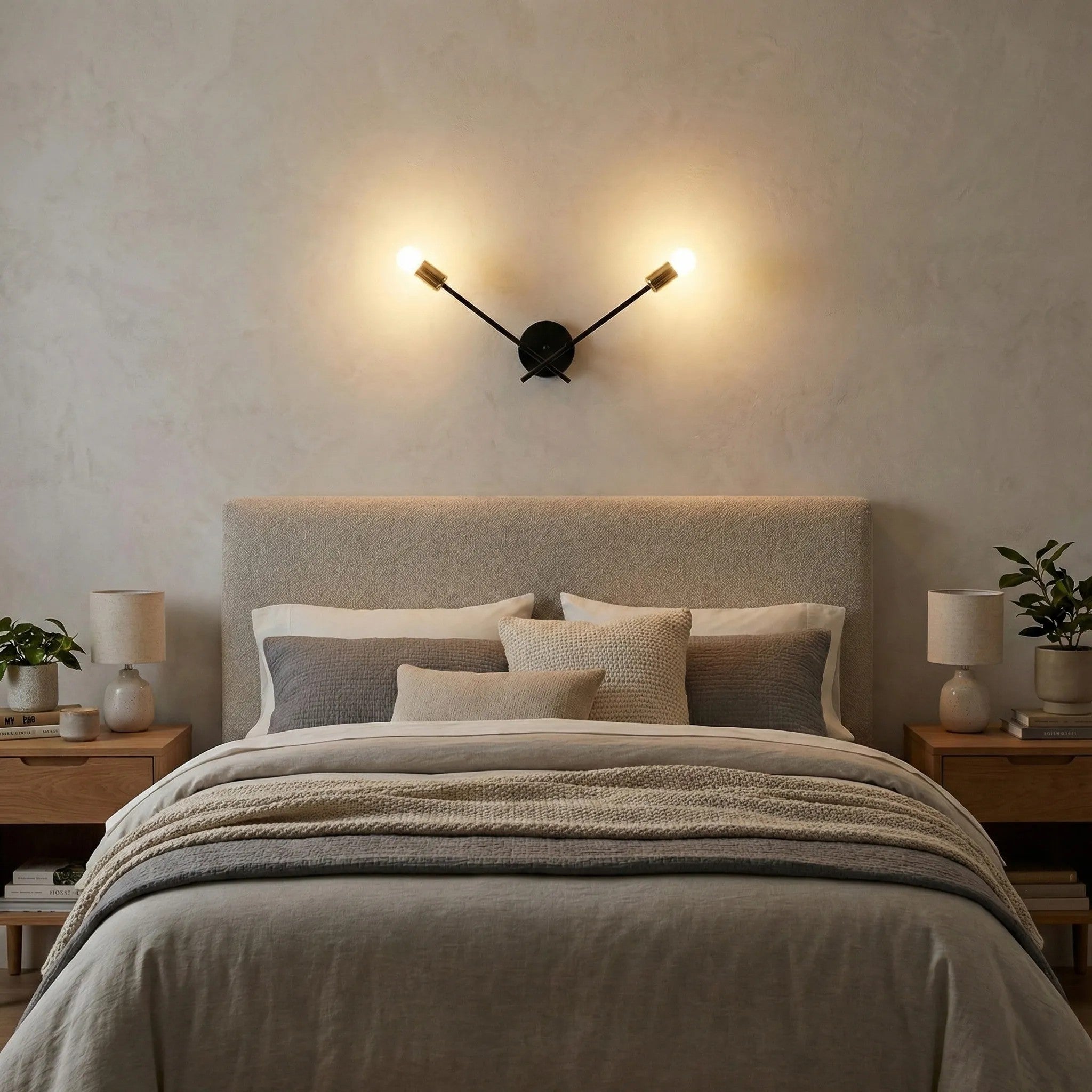 LAMPA ŚCIENNA KINKIET APP1119-2W Czarna 7