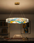 LAMPA SUFITOWA WISZĄCA LED APP1748-CP 60CM 7