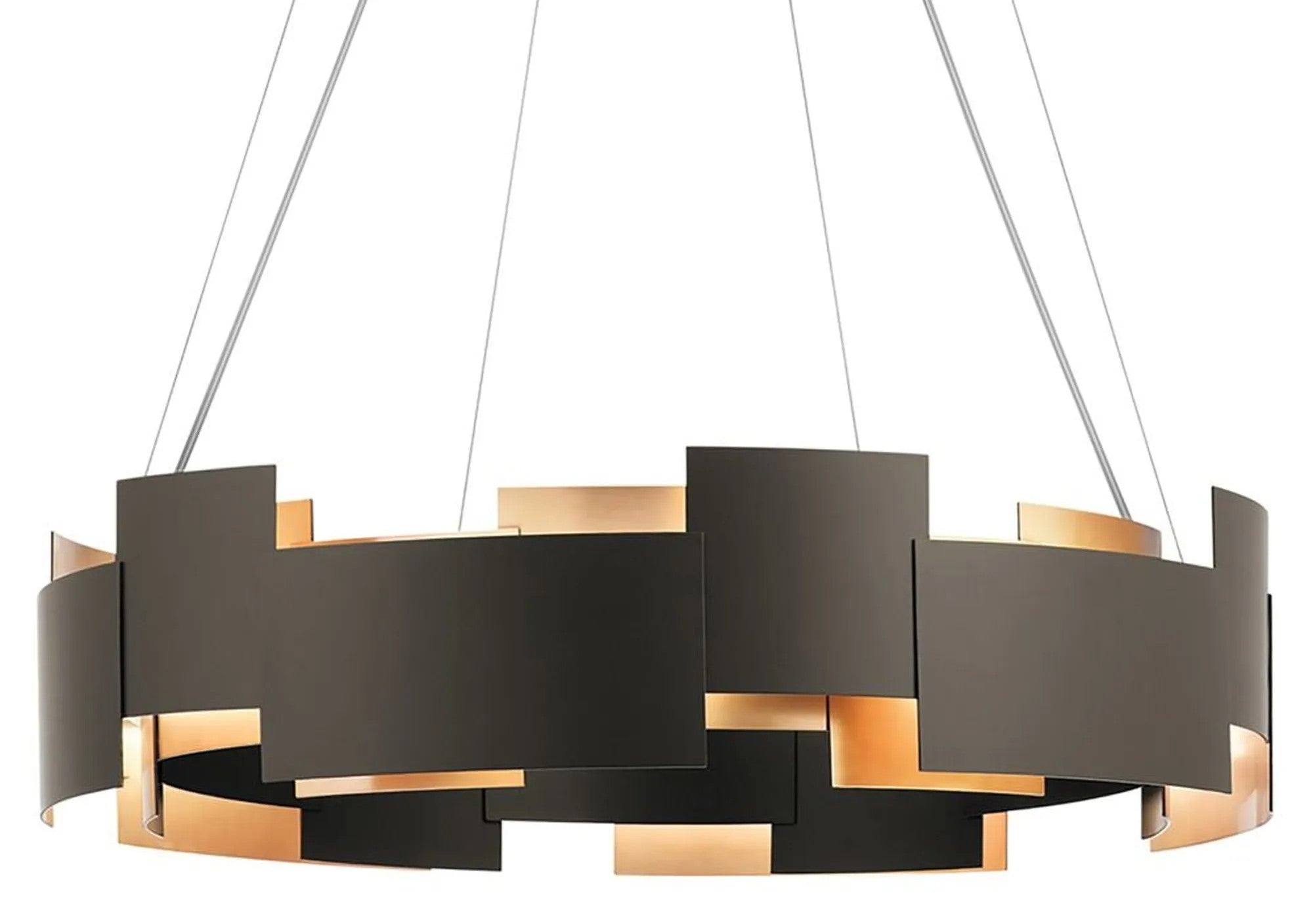 LAMPA SUFITOWA WISZĄCA Czarna APP1561-6CP 7
