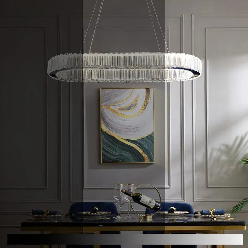 LAMPA SUFITOWA WISZĄCA LED APP1547-CP CHROM 7