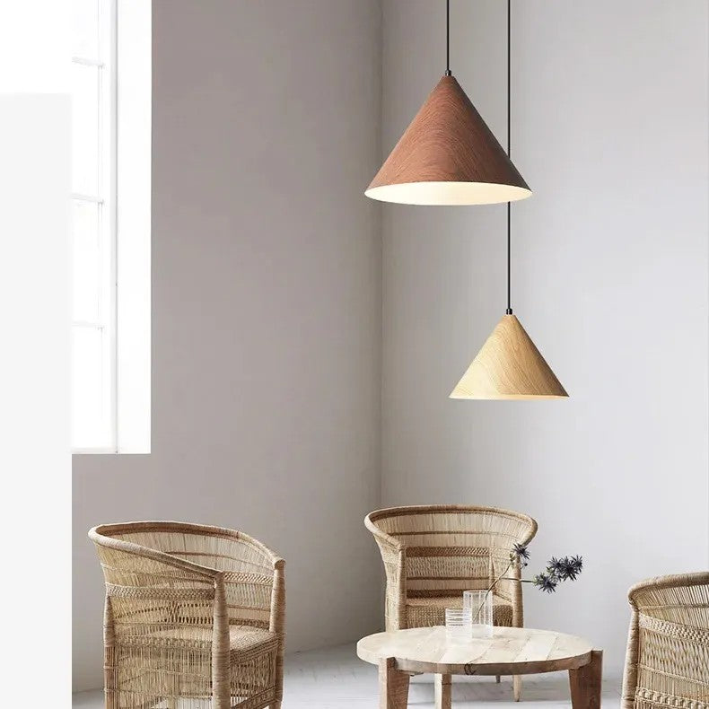 LAMPA SUFITOWA WISZĄCA APP1443-1CP DARK WOOD 7