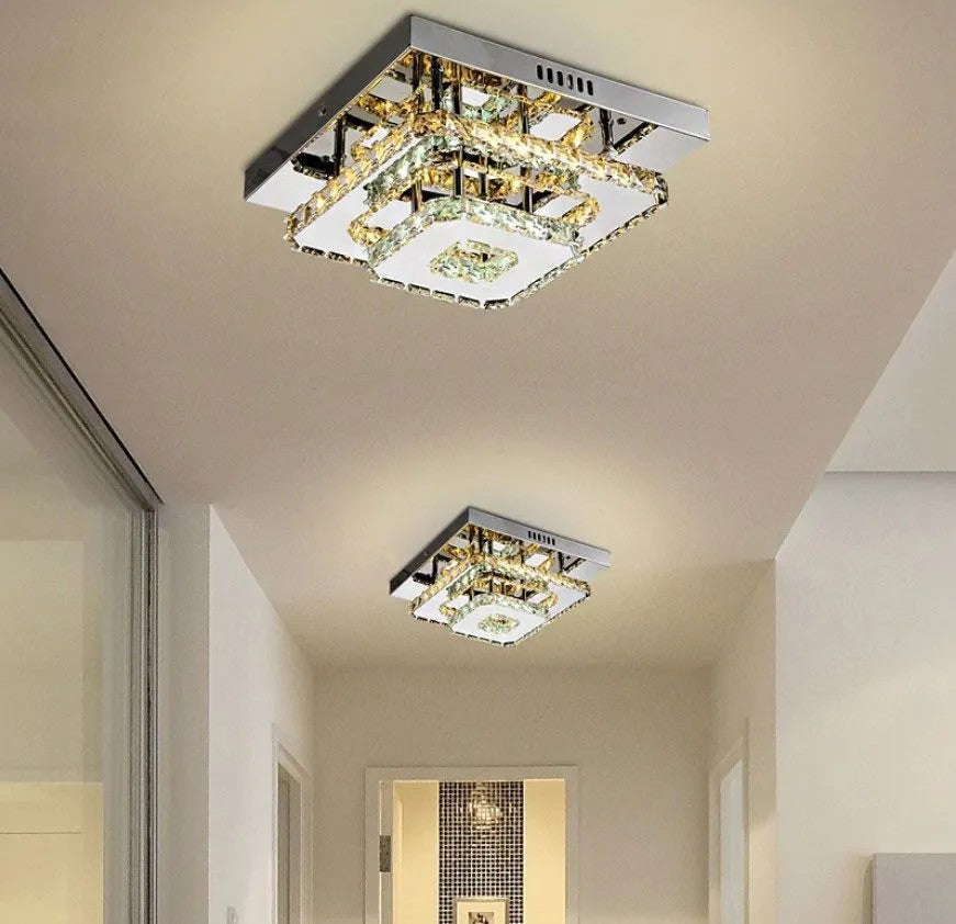 Lampa Sufitowa Kryształowa Plafon LED 24W APP410-C Neutralna 7