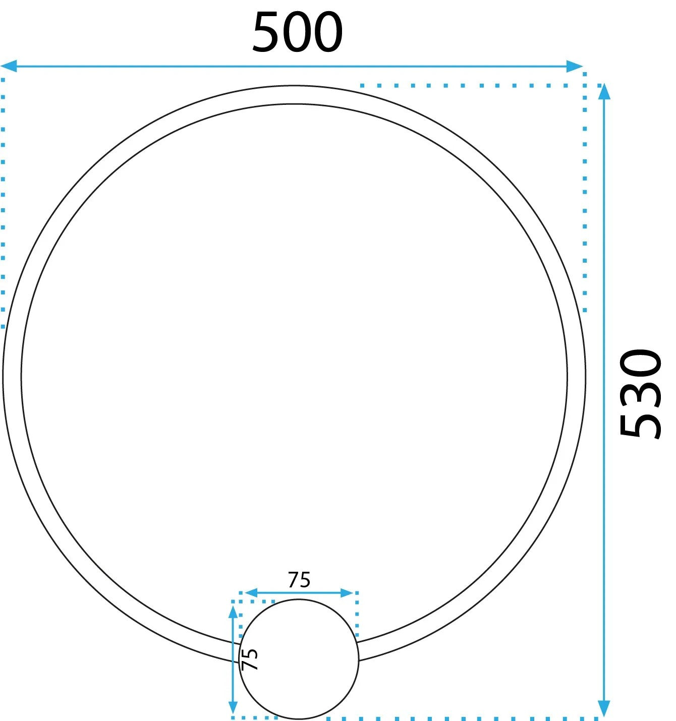LAMPA ŚCIENNA KINKIET LED APP1390-CW GOLD 50cm 7