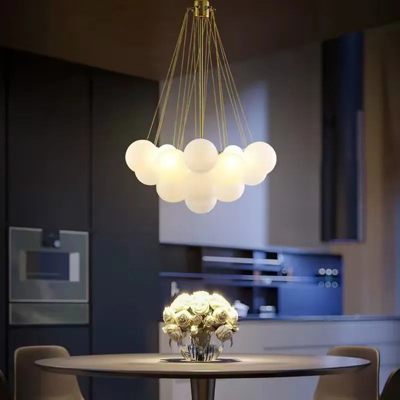 LAMPA SUFITOWA WISZĄCA APP1688-12CP Złota 7