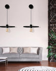 LAMPA ŚCIENNA KINKIET APP1355-1W Czarny 30 Cm 7