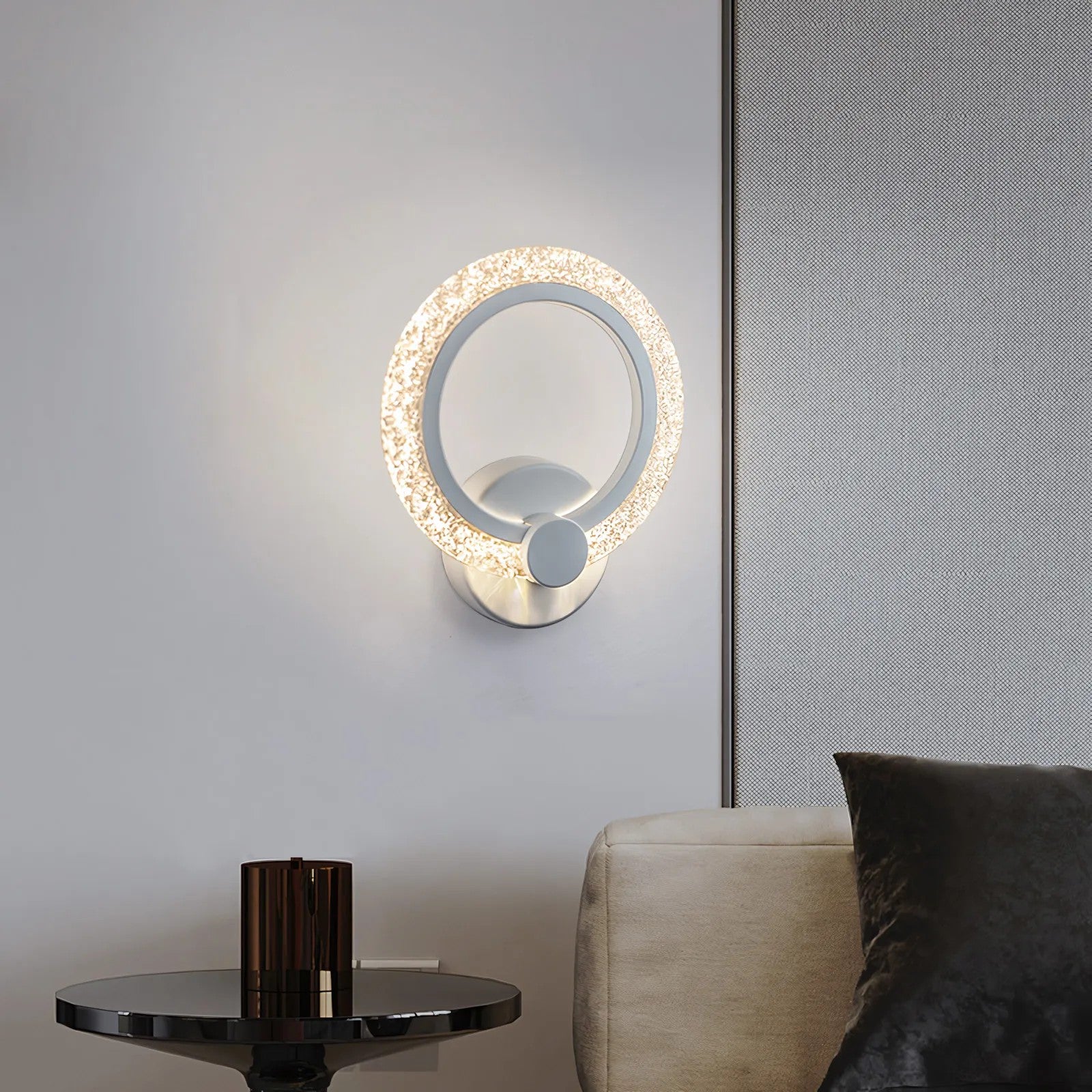 KINKIET ŚCIENNY LED LHJ067-W CHROM 7