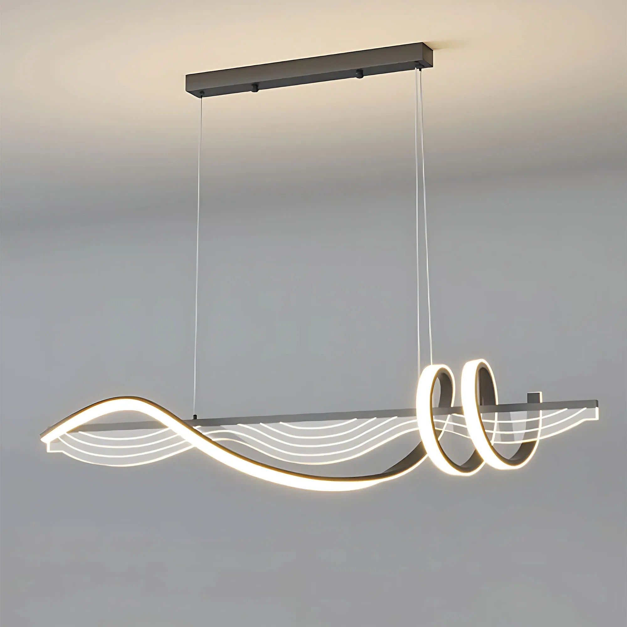 Lampa WISZĄCA LED LHJ041-CP 100 Cm CZARNA 7