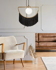 LAMPA SUFITOWA WISZĄCA APP968 Złota 7