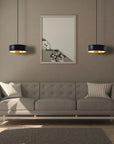 Lampa Wisząca APP1333-1CP BLACK GOLD 7