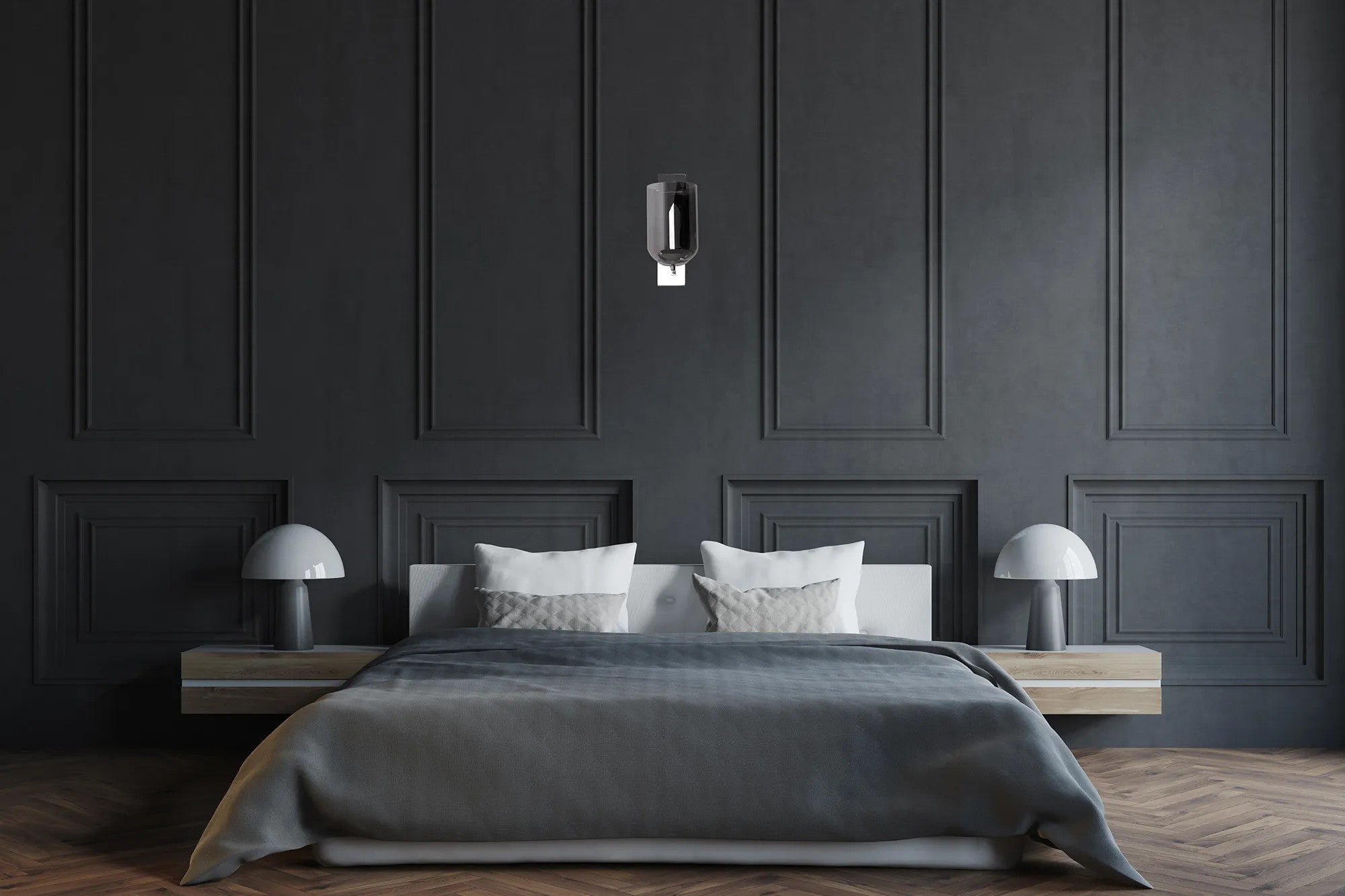 LAMPA ŚCIENNA KINKIET APP1206-1W Chrom 7
