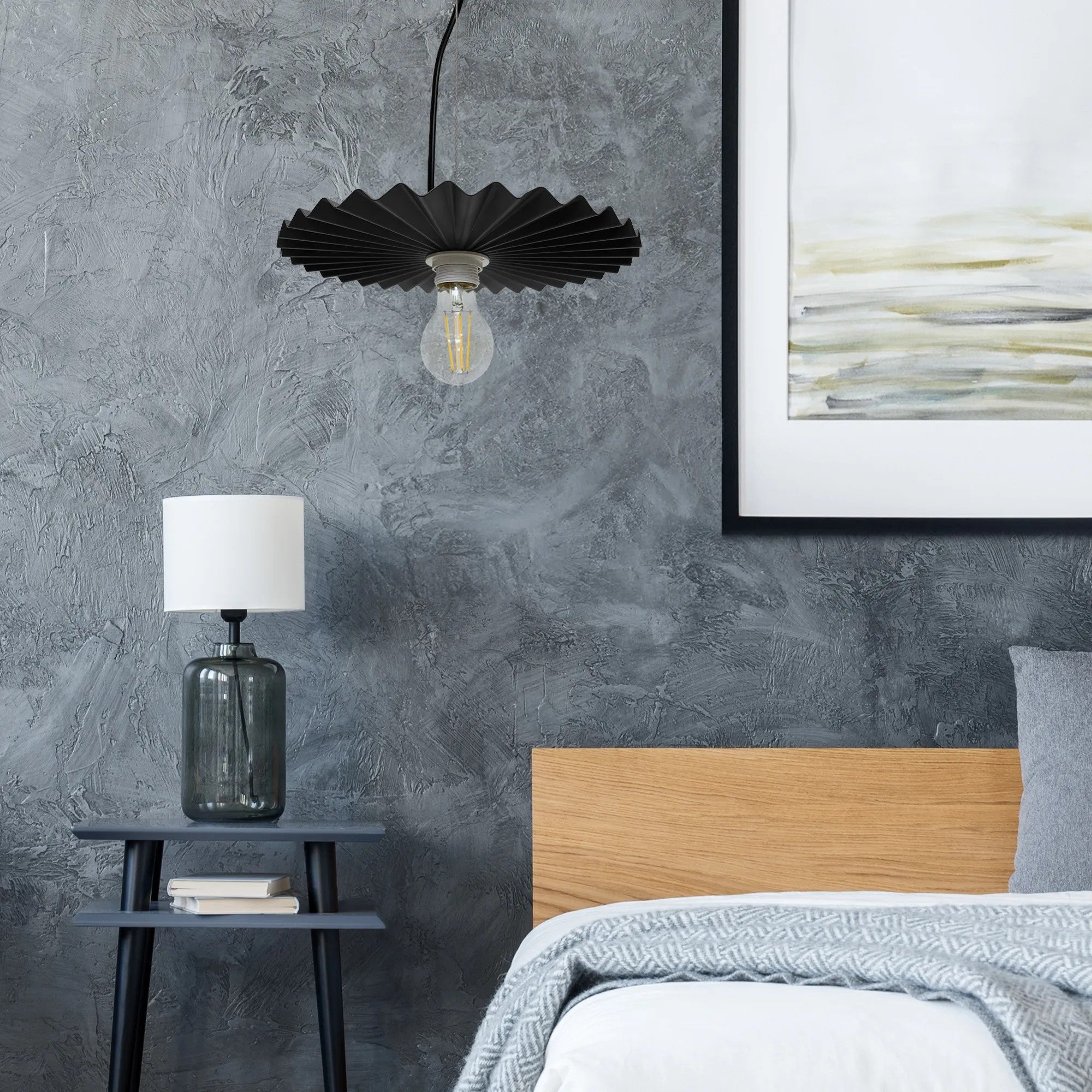 LAMPA SUFITOWA WISZĄCA APP1452-1CP Czarny 7
