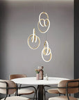 LAMPA WISZĄCA LED G082-3CPR Złota 7