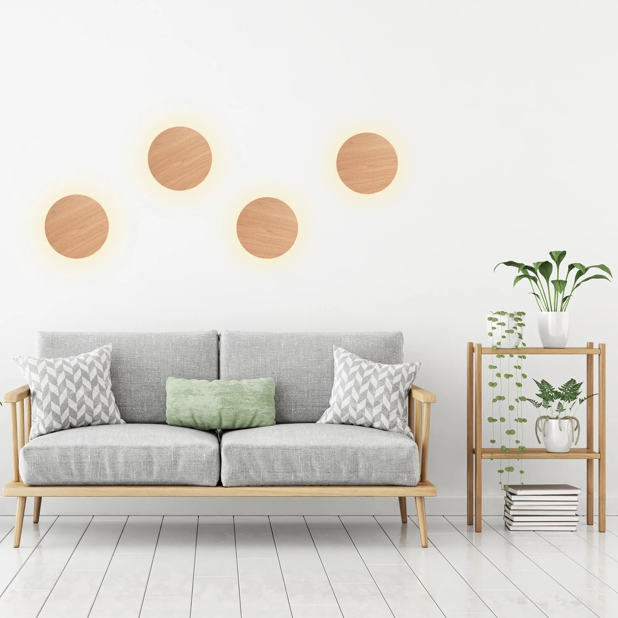 LAMPA ŚCIENNA KINKIET LED APP1405-W WOOD 7