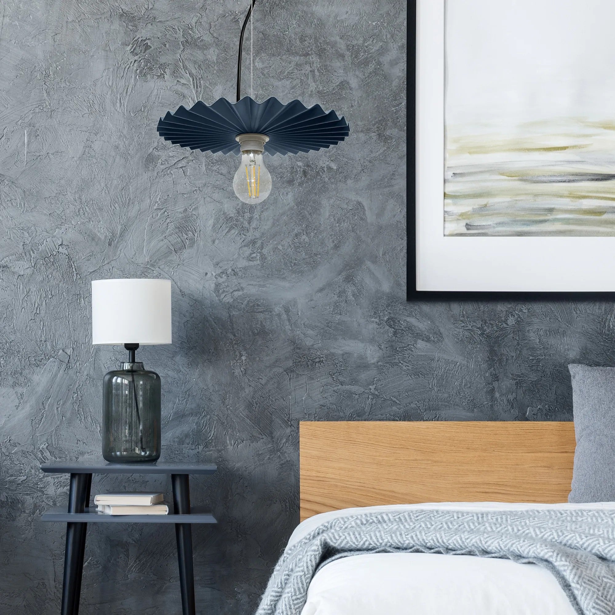 LAMPA SUFITOWA WISZĄCA APP1456-1CP Niebieski 7