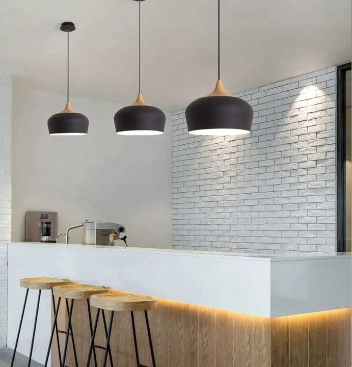 Lampa Sufitowa Wisząca Pojedyncza Bari Szara APP182-1CP 7