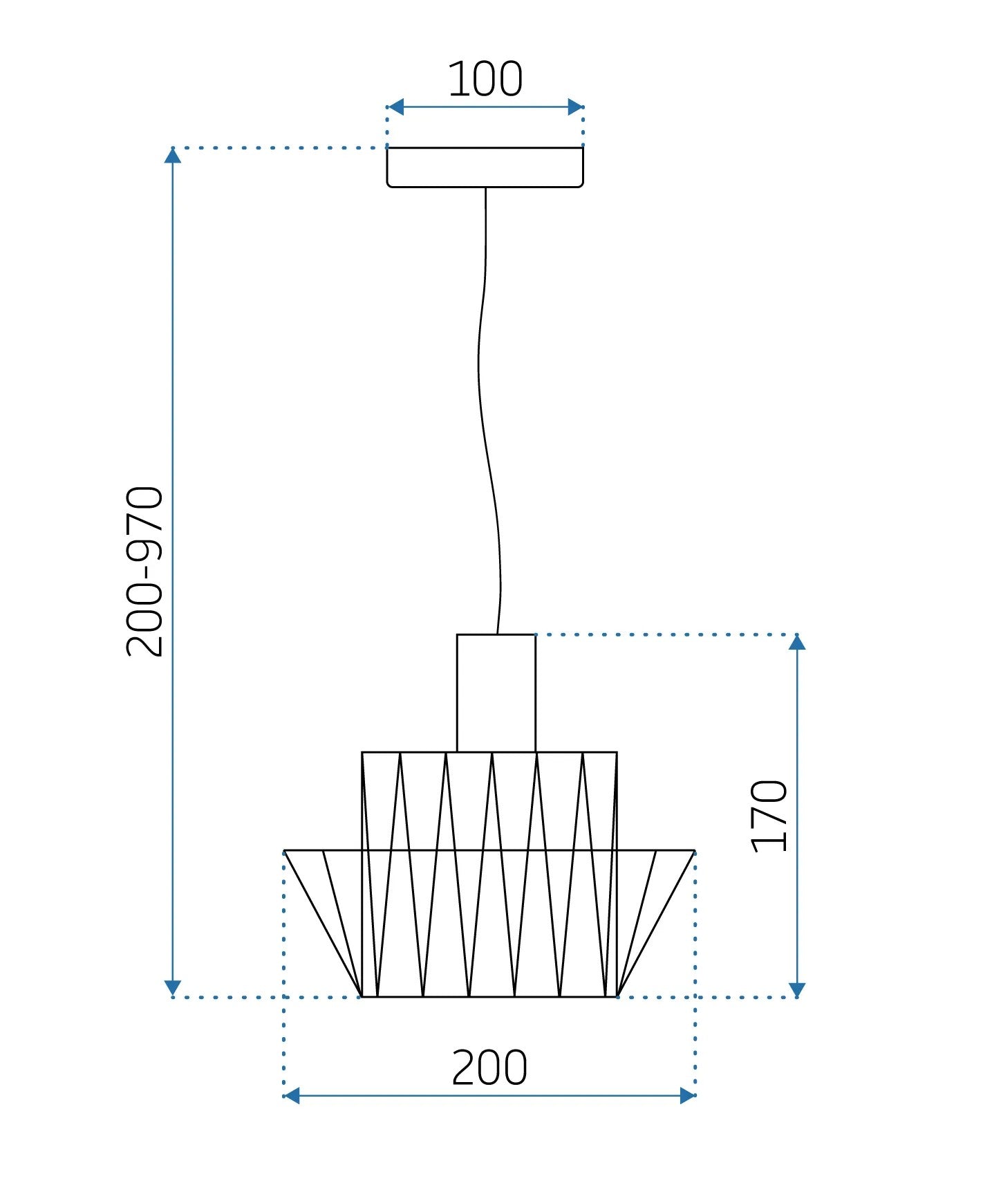 Lampa Sufitowa Wisząca APP942-1CP Set 36cm Złota 7