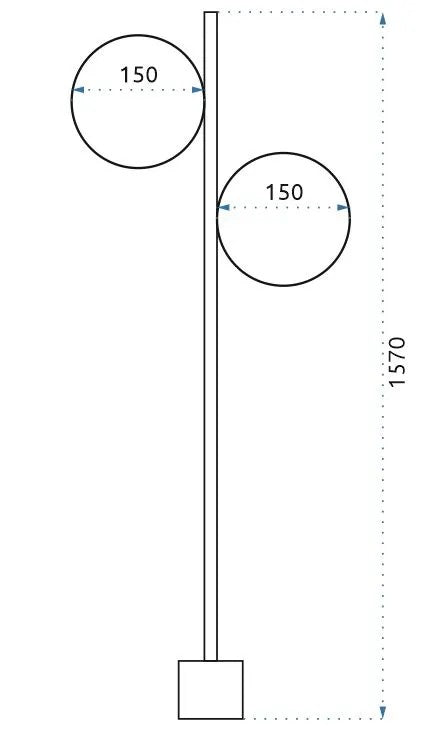 Lampa Stojąca Podłogowa APP916-2F 7