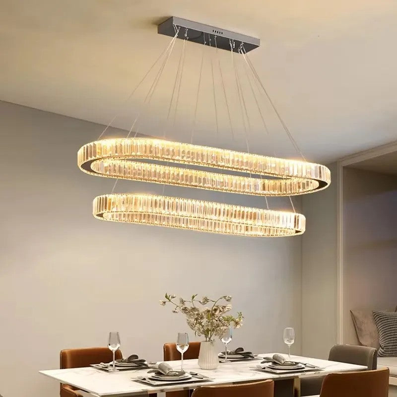 LAMPA SUFITOWA WISZĄCA LED APP1546-CP2 CHROM 7