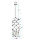 Lampa Wisząca Boho APP1276-1CP 7