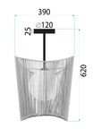 Lampa Sufitowa Boho APP1588-1CP 7