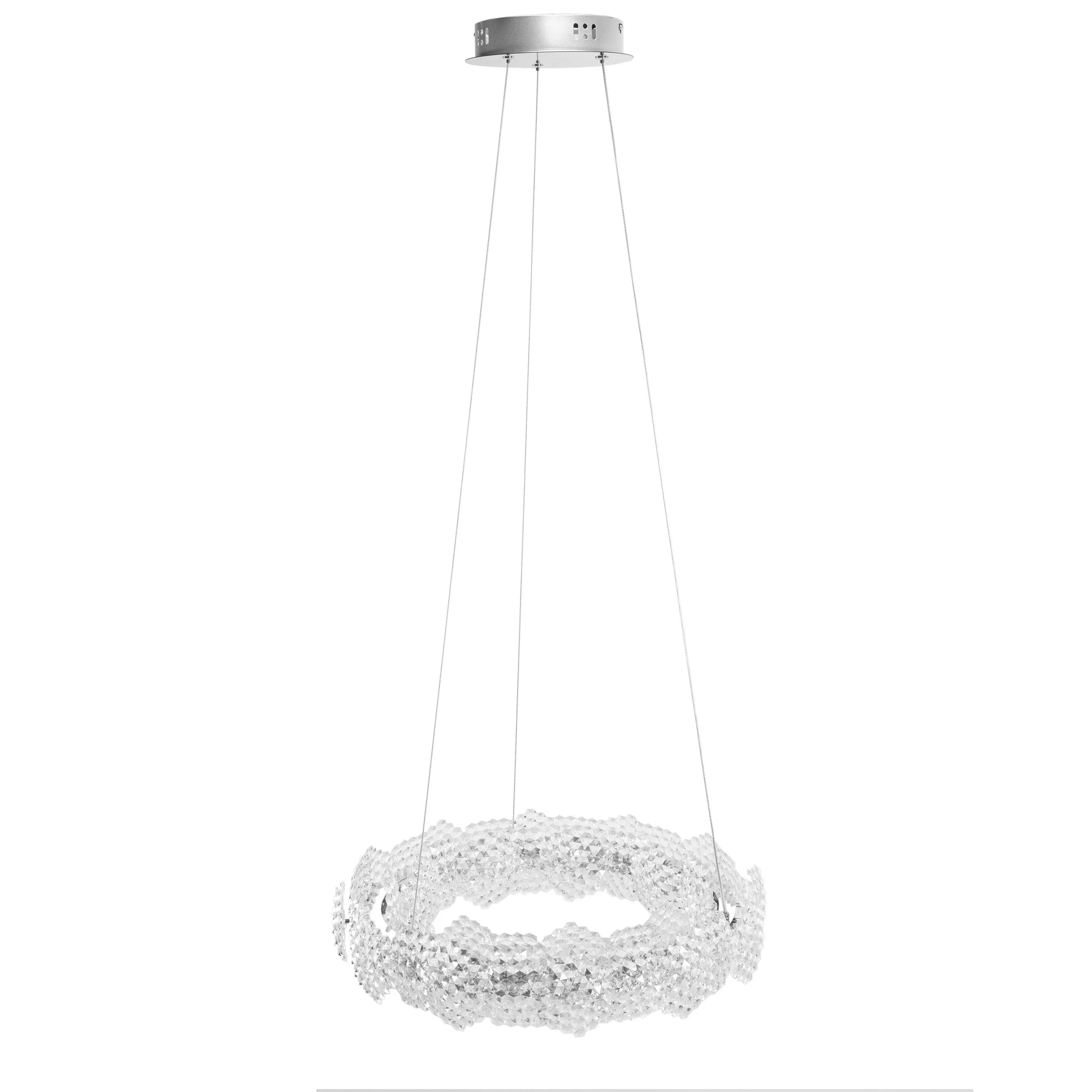 LAMPA WISZĄCA LED MS016-CP Chrom 47cm 7