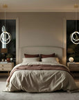 LAMPA WISZĄCA LED G021-CP Złota 7