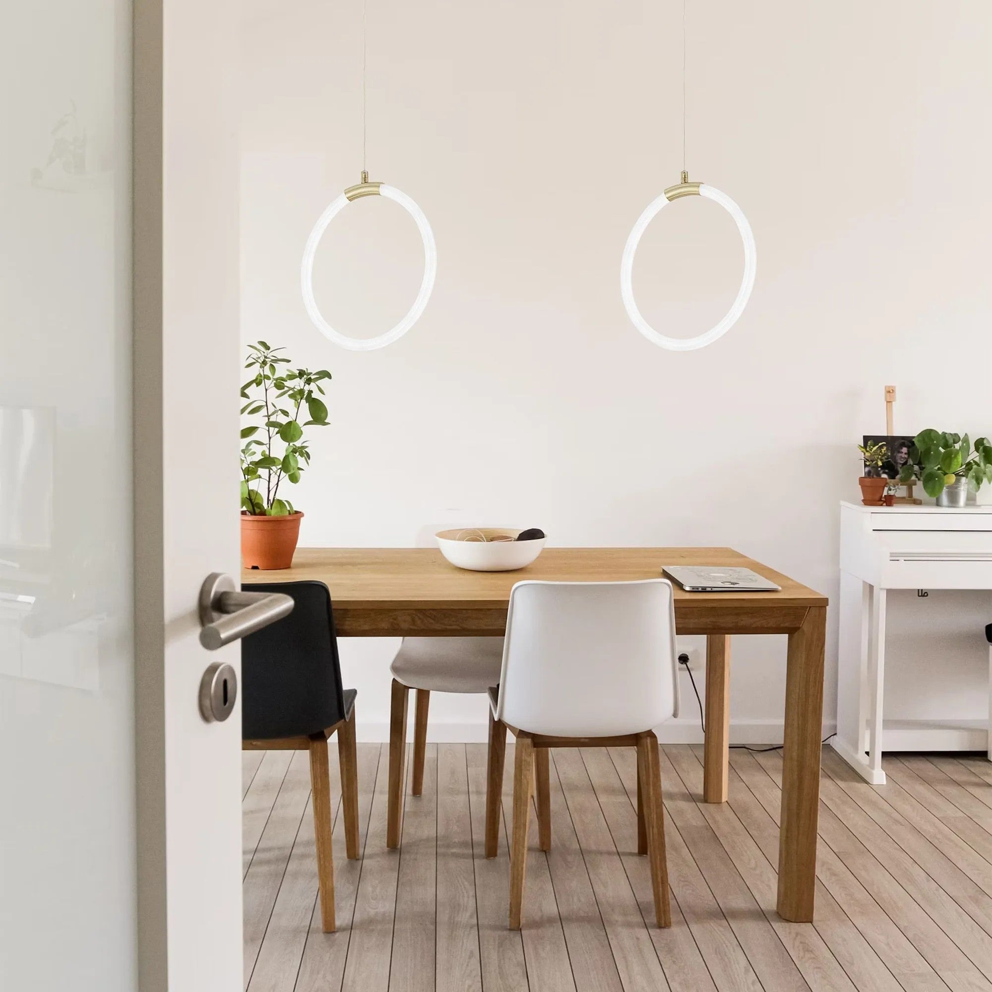 LAMPA WISZĄCA LED G020-CP ZŁOTA 7