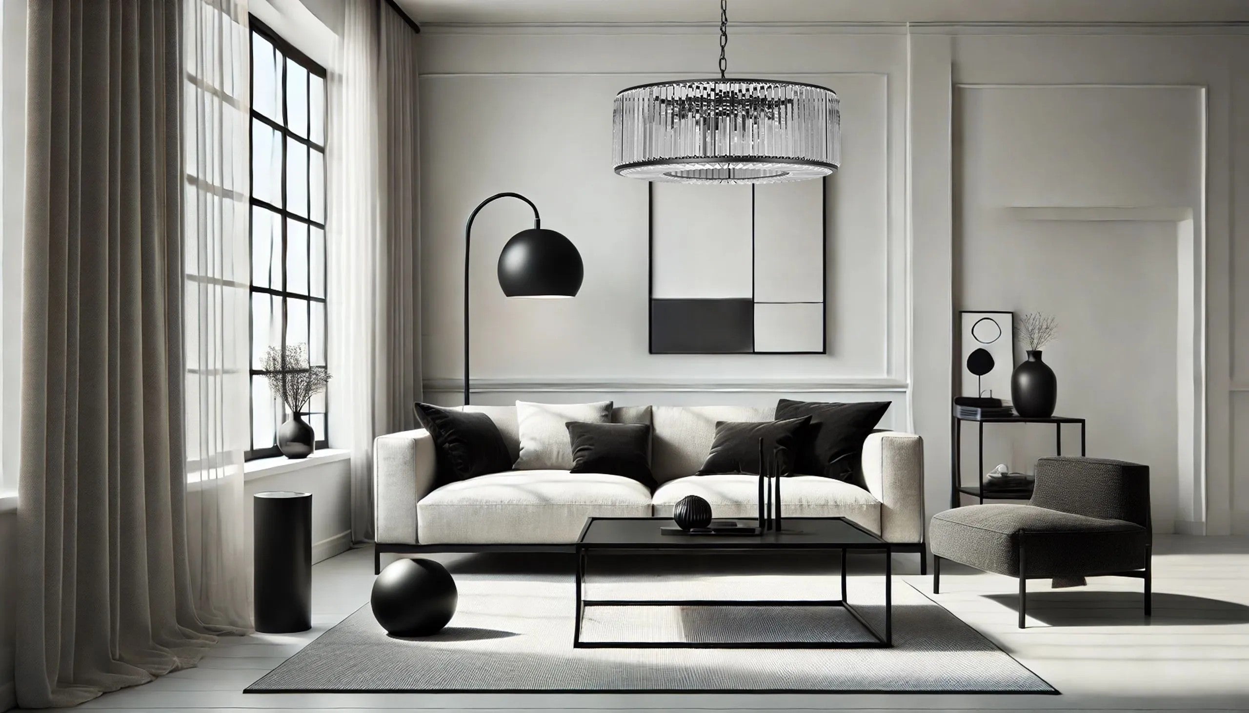 Lampa Kryształowa Wisząca APP1651-6CP Black 7