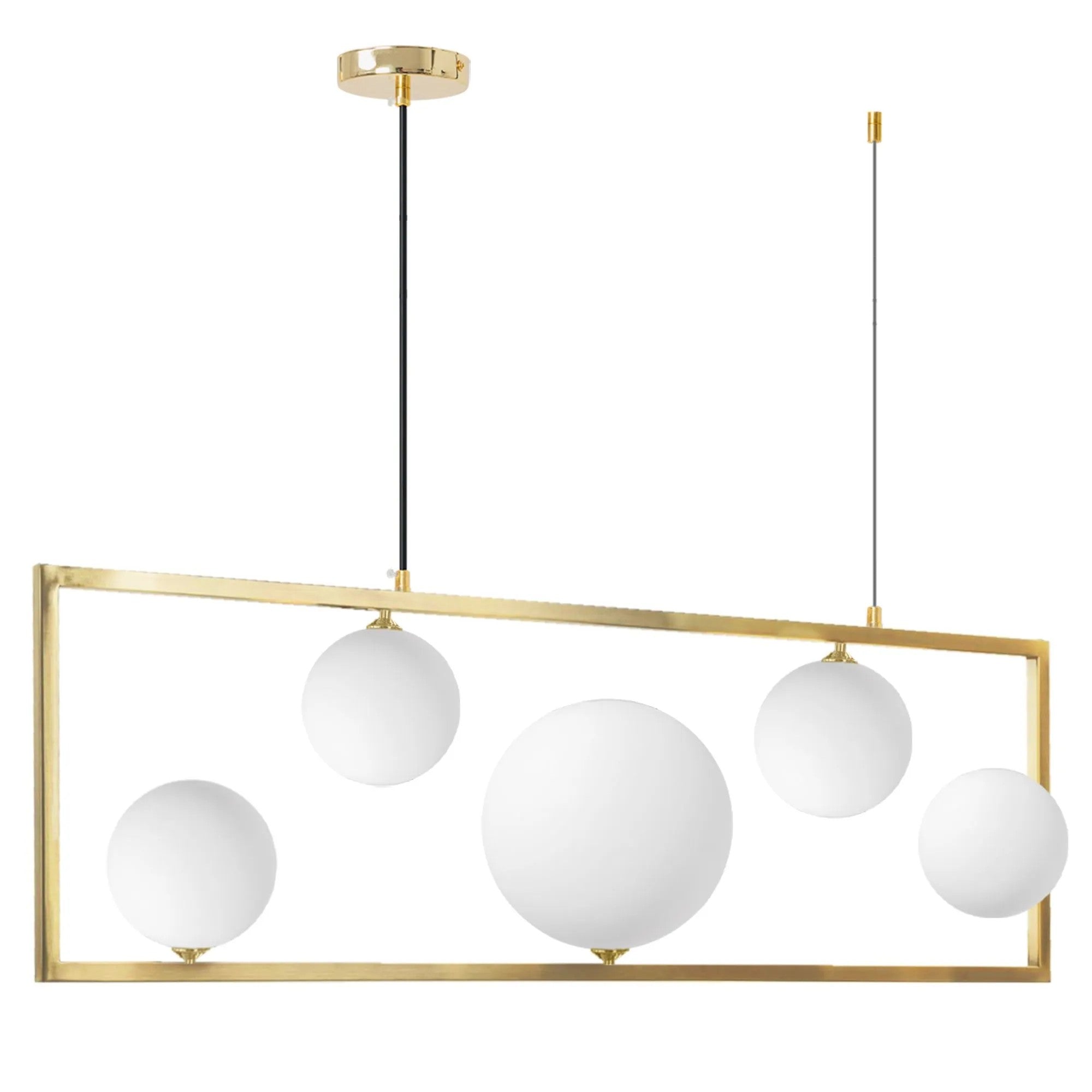 Lampa Wisząca APP1020-5CP Złota 7