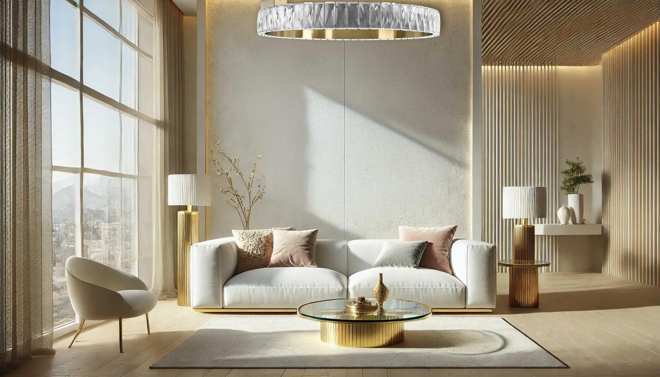 LAMPA WISZĄCA LED APP1506-C BRUSH GOLD 7