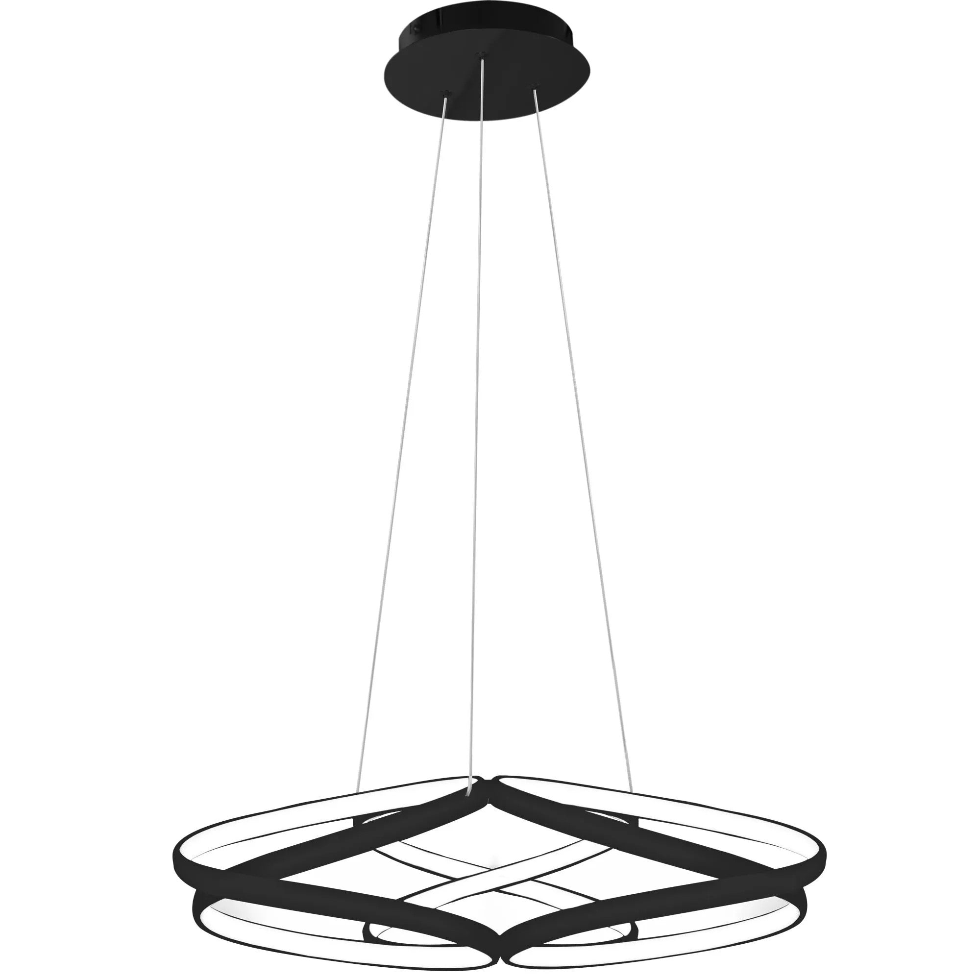 Lampa Sufitowa Nowoczesna LED + PILOT APP793-CP FLAT Czarna 7