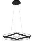 Lampa Sufitowa Nowoczesna LED + PILOT APP793-CP FLAT Czarna 7