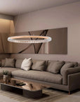 LAMPA WISZĄCA LED MS009-CP Jasne Różowe Złoto 59cm 7