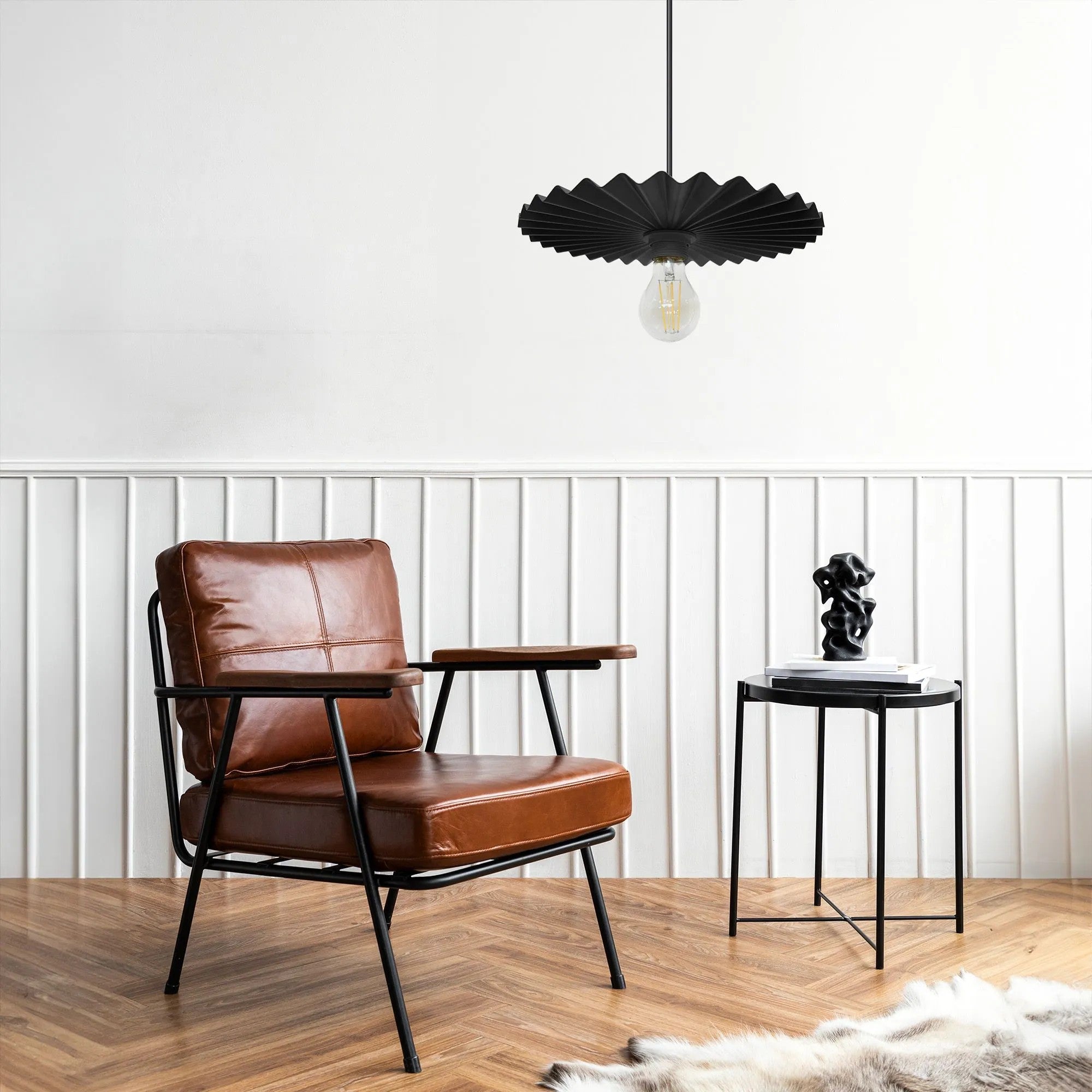 LAMPA SUFITOWA WISZĄCA APP1353-1CP Czarny 7