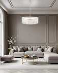 Lampa Wisząca Z Kryształami APP1779-CP 60CM ZŁOTA 7