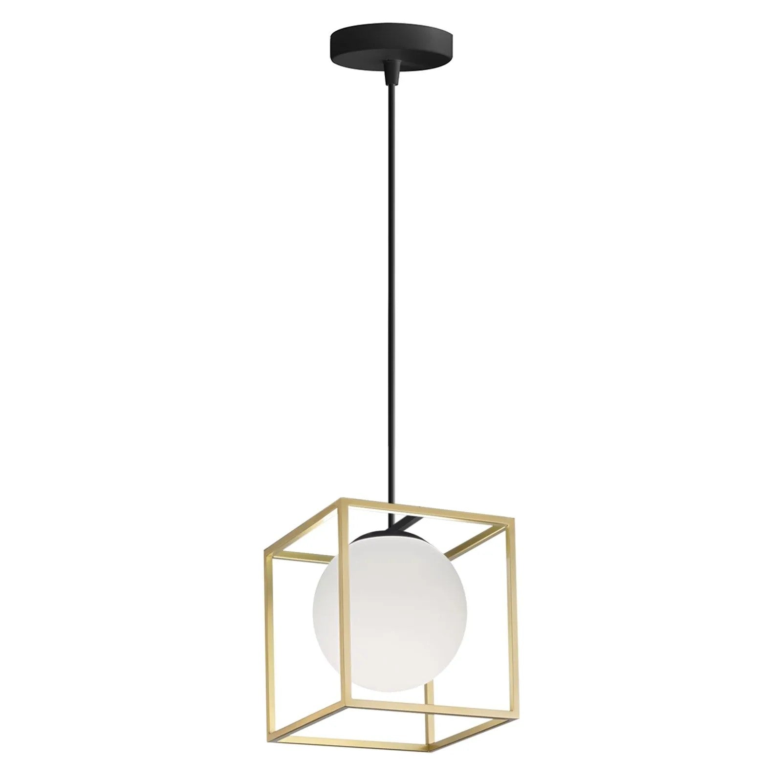 Lampa Wisząca APP1165-1CP GOLD WHITE 7